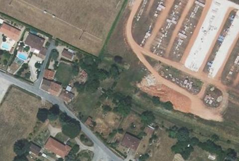 Vue aérienne du Camping Saint-Pierre de Rousieux à Serviès