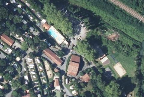 Vue aérienne du Camping Suhiberry à Urrugne