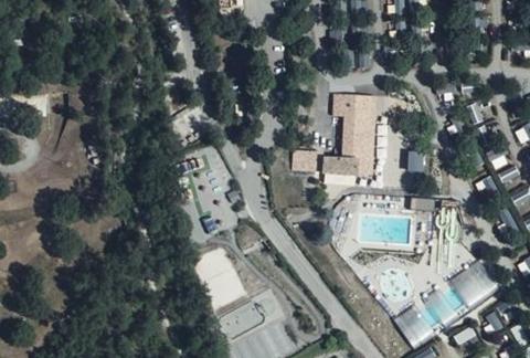 Vue aérienne du Camping Terra Verdon à Castellane