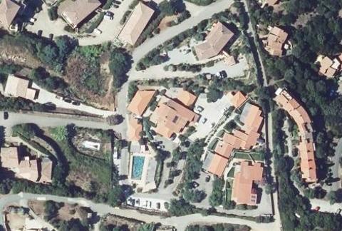 Vue aérienne du Camping Tikiti à Propriano