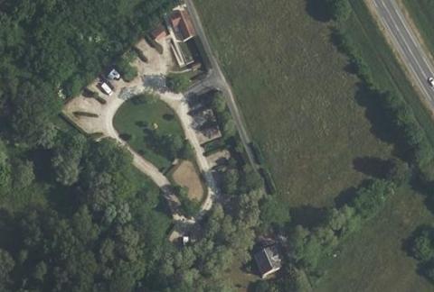 Vue aérienne du Camping Touristique du Val à Bonny-sur-Loire