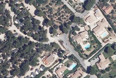 Vue aérienne du Camping Vacances les Dauphins à Saint-Cyr-sur-Mer