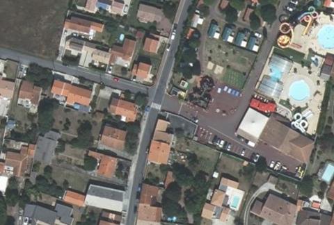 Vue aérienne du Capfun Camping les Coquelicots à Royan