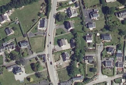 Vue aérienne du Ccas Fouesnant à Fouesnant