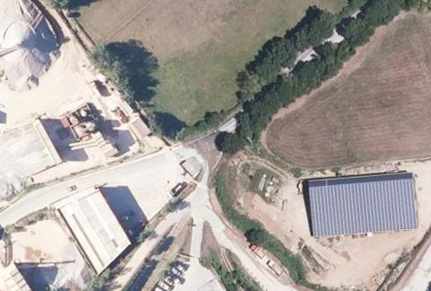 Vue aérienne du Domaine de Gatinié Camping 1 à Les Aires
