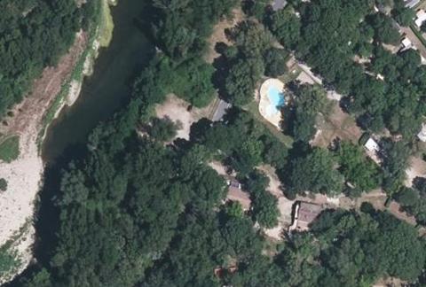 Vue aérienne du Domaine de Gatinié Camping 2 à Les Aires