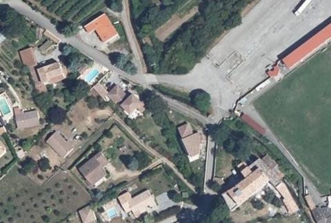 Vue aérienne du Domaine de Gil à Ucel
