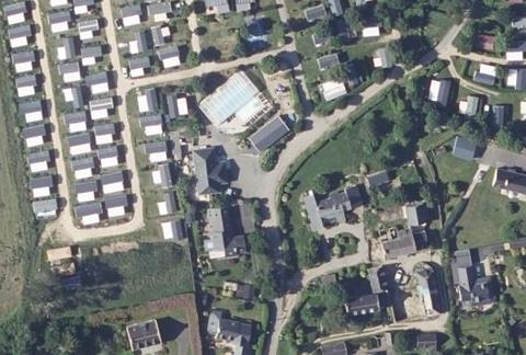 Vue aérienne du Flower Camping de Kerleyou à Douarnenez