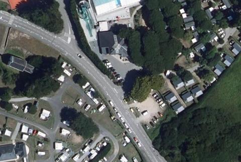 Vue aérienne du Flower Camping le Bois d’Amour à Quiberon