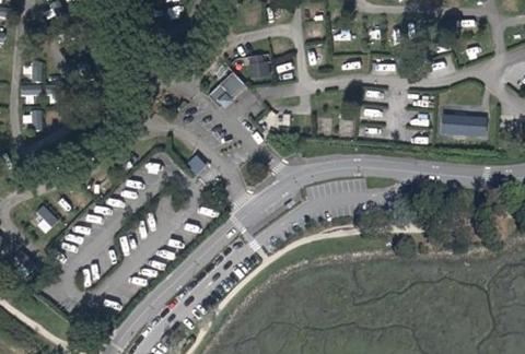 Vue aérienne du Flower Camping le Conleau à Vannes