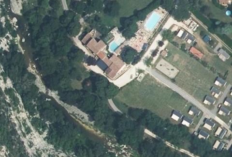 Vue aérienne du Medrose Camping à Saint-Thomé