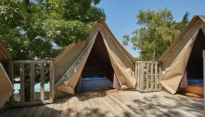 Camping au Soir d’Été