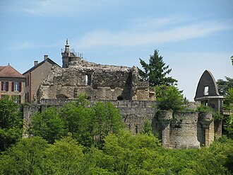 Photo : Ruines de l'ancien château des Comtes de Nevers