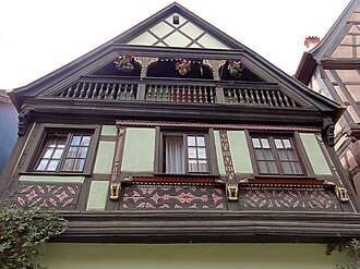 Photo : Maison Buchele à pan de bois de 1458