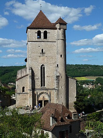 Photo : Eglise de Saint-Cirq Lapopie