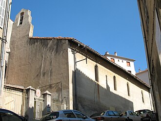 Photo : Chapelle et clocher triangulaire de St Jerome de l'Observance