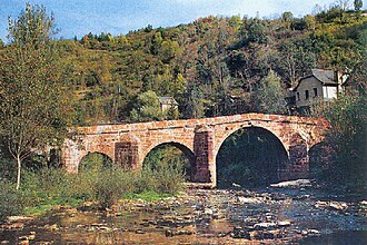 Photo : Berges du Dourdou à Conques