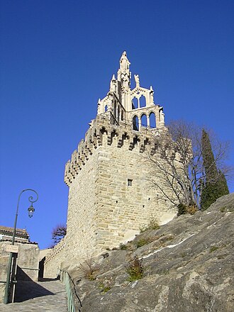 Photo : La Chapelle Notre-Dame de Bon Secours ou Tour Randonne